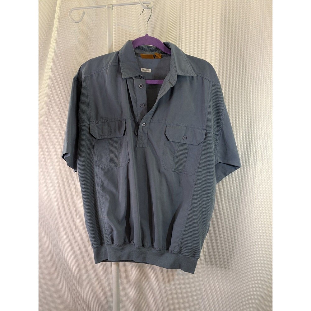 Cobra Creek Blue Short Sleeve Pullover Polo Vintage 80s 90s Medium M (N07)